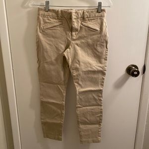 GAP khaki signature skinny ankle pants